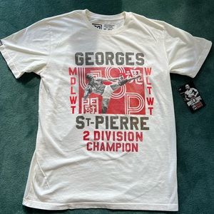Roots of Fight MMA Legends George St Pierre Men’s Medium T Shirt